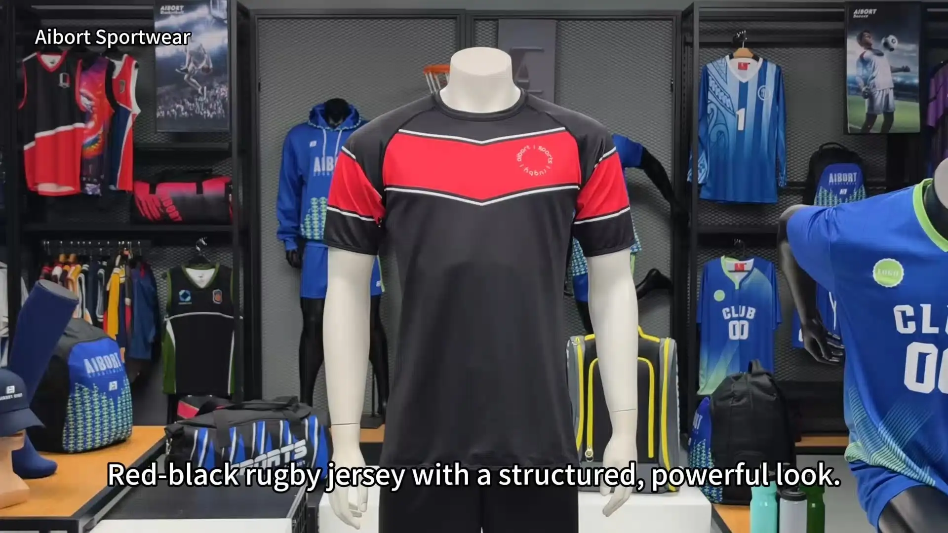 Custom Designed Rugby Sports Jersey Breathable Boxy Streetwear with Embroidered Sublimation Set Jersey Shirt 1