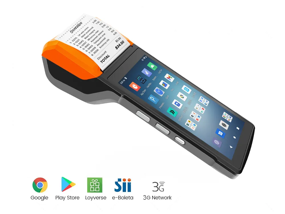 How many Senraise handheld pos device are sold per year? 1