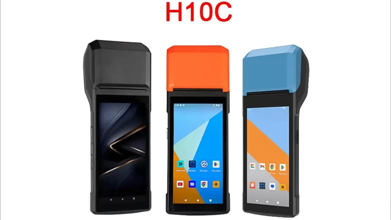 La mejor pantalla táctil del terminal del sistema POS de Android del PDA móvil H10C con la impresora 1