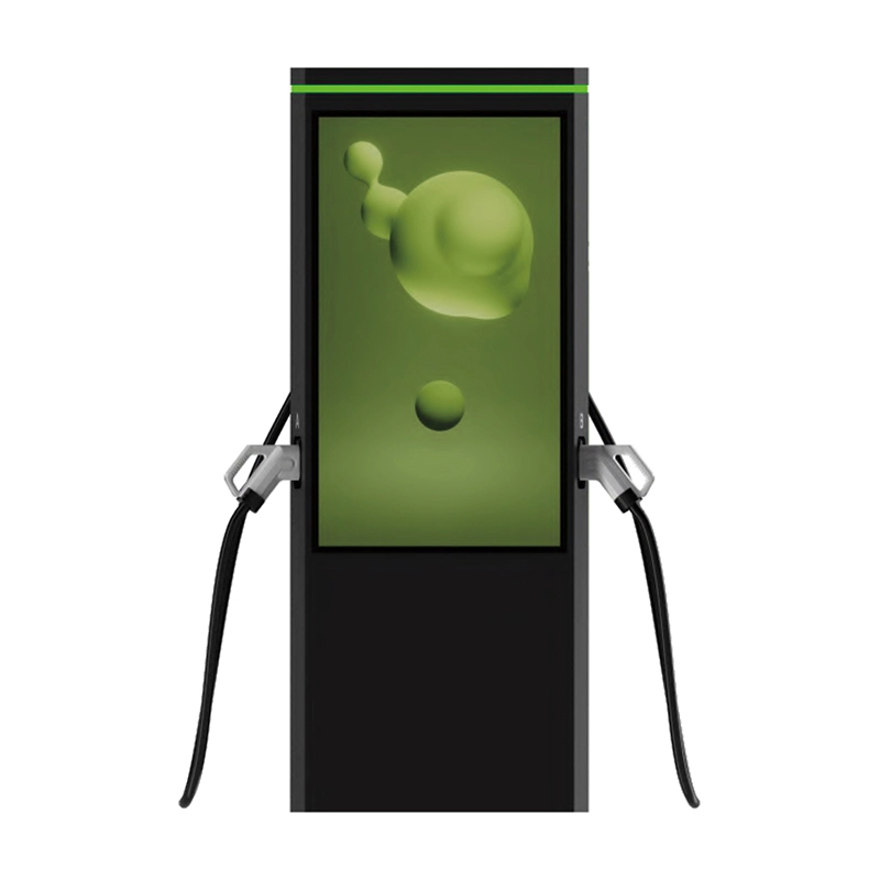เครื่องชาร์จ EV โฆษณาปืนคู่เร็วขนาด 60KW 120KW DC พร้อม OCPP 1