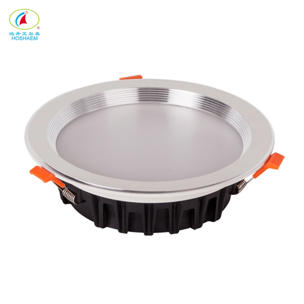 Downlight Led empotrado redondo de 4 pulgadas IP65, iluminación de techo SMD de luz blanca cálida de aluminio fundido a presión 1