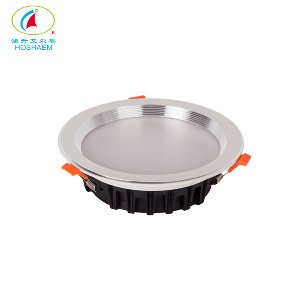 Faretto da incasso a LED rotondo da 4 pollici da 4 pollici IP65 Illuminazione spot da soffitto SMD in alluminio pressofuso bianco caldo con luce diurna 2