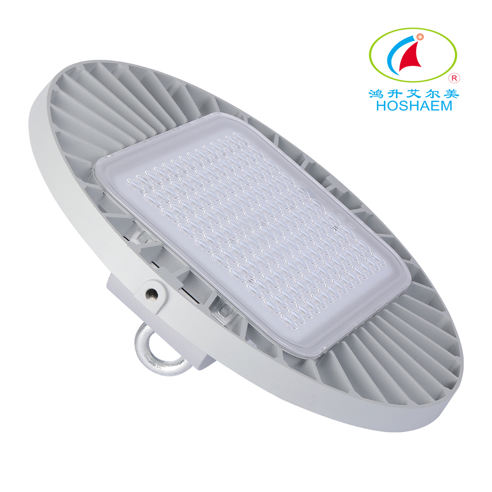 Заводское промышленное освещение для помещений, алюминий 100 Вт Smd Ufo Led Highbay Light 130lm/w AC100-277V CE RoHs PSE 3