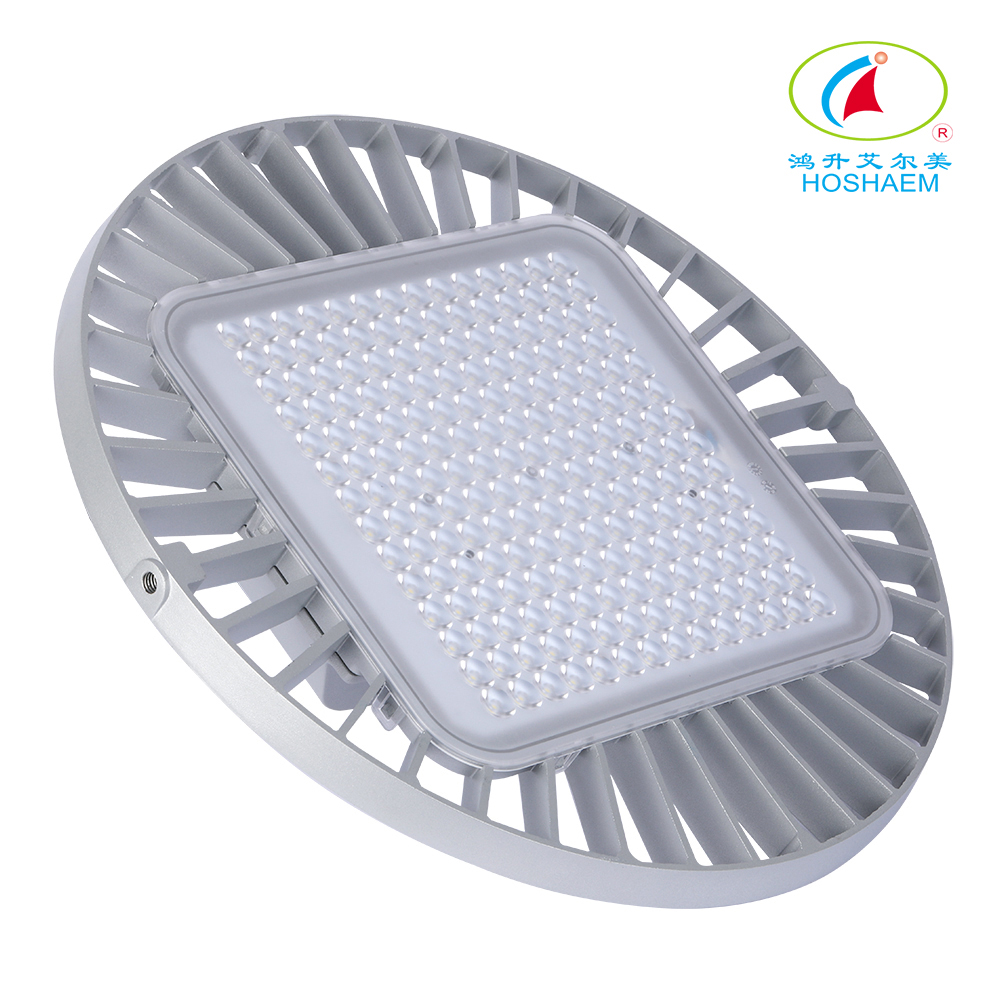 Заводское промышленное освещение для помещений, алюминий 100 Вт Smd Ufo Led Highbay Light 130lm/w AC100-277V CE RoHs PSE 4