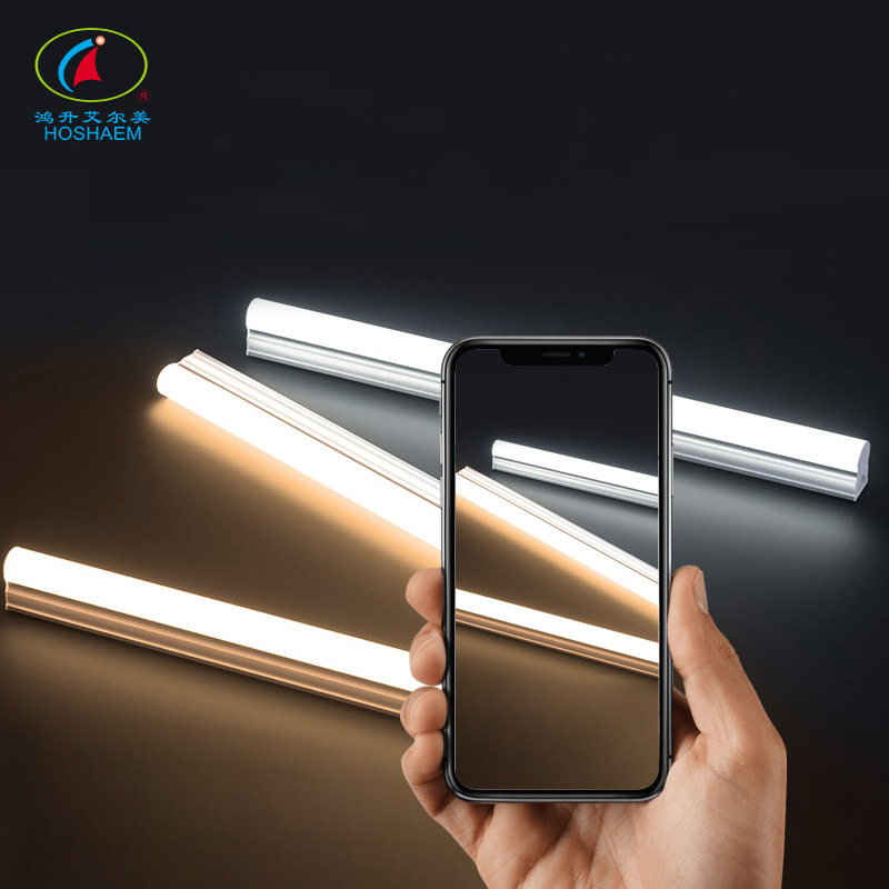 Fabricante de iluminación de tubo fluorescente integrado de luz LED Hongsheng HOSHAEM T5 de 4 pies, 1,2 M y 18W 5