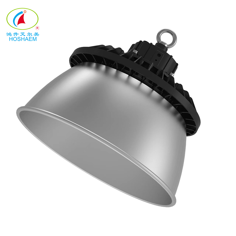 Hongsheng HOSHAEM industriel haute baie lumière 150 W détection noir rond UFO Led haute baie lumières fournisseur 2