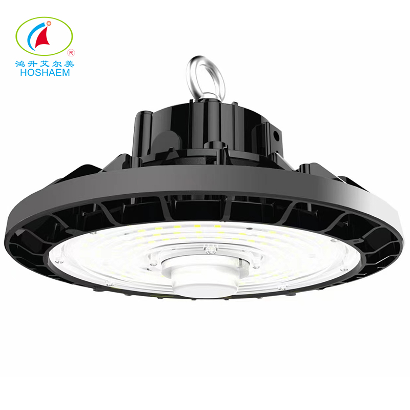 Hongsheng HOSHAEM industriel haute baie lumière 150 W détection noir rond UFO Led haute baie lumières fournisseur 3