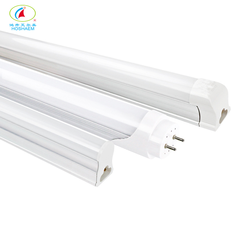Hongsheng 24W T5 LED intégré simple luminaire Tube lumières 5FT 3240LM LED blanc lumière du jour magasin fabricant de lumière 5