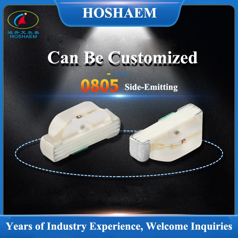 Honsheng 0805 側面発光 SMD LED ダイオード赤青黄緑白オレンジ紫光バックライトとインジケータ 1