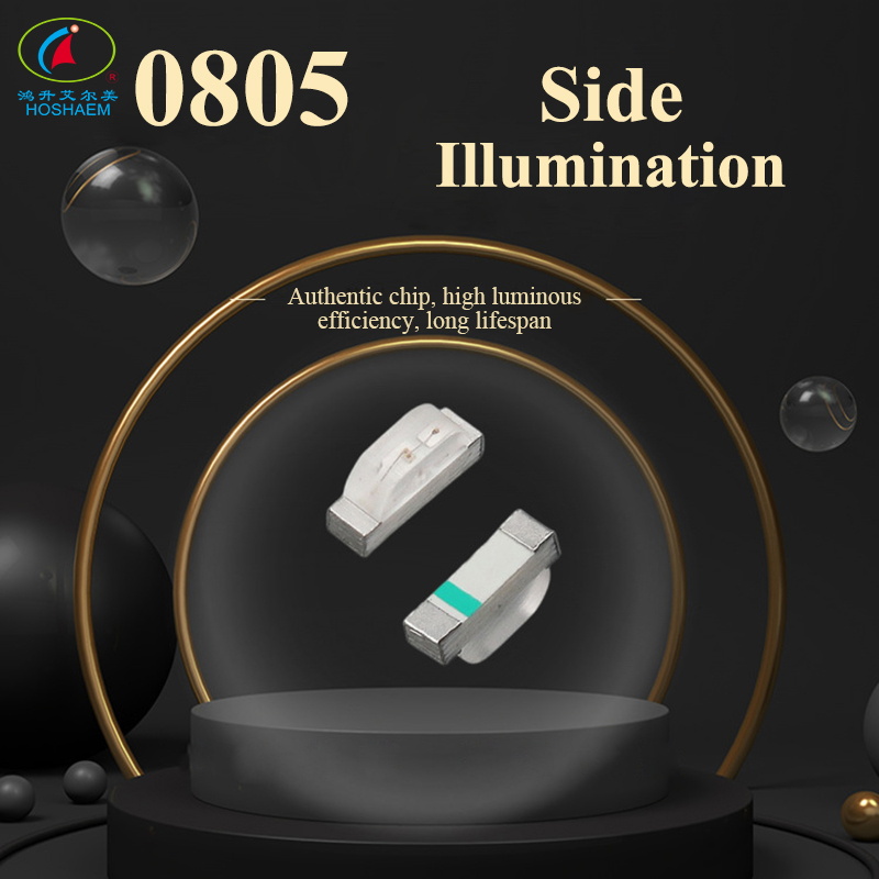 Hongsheng 0805 Side View Emitting SMD LED Diode Red Blue Yellow Green White Orange Purple Light for Backlight And Indicator 5