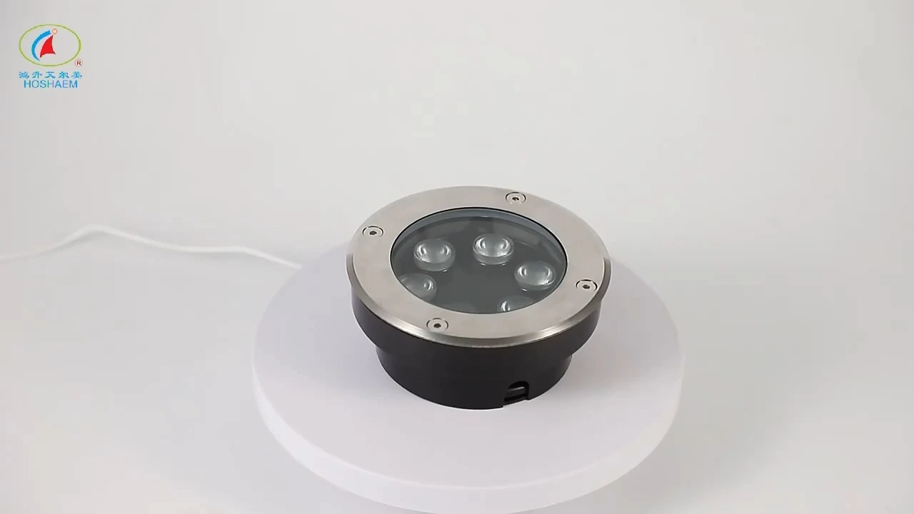Hongsheng HOSHAEM Subaquático IP67 Refletores subterrâneos à prova d'água 3W Fabricante de iluminação RGB para paisagem externa 1