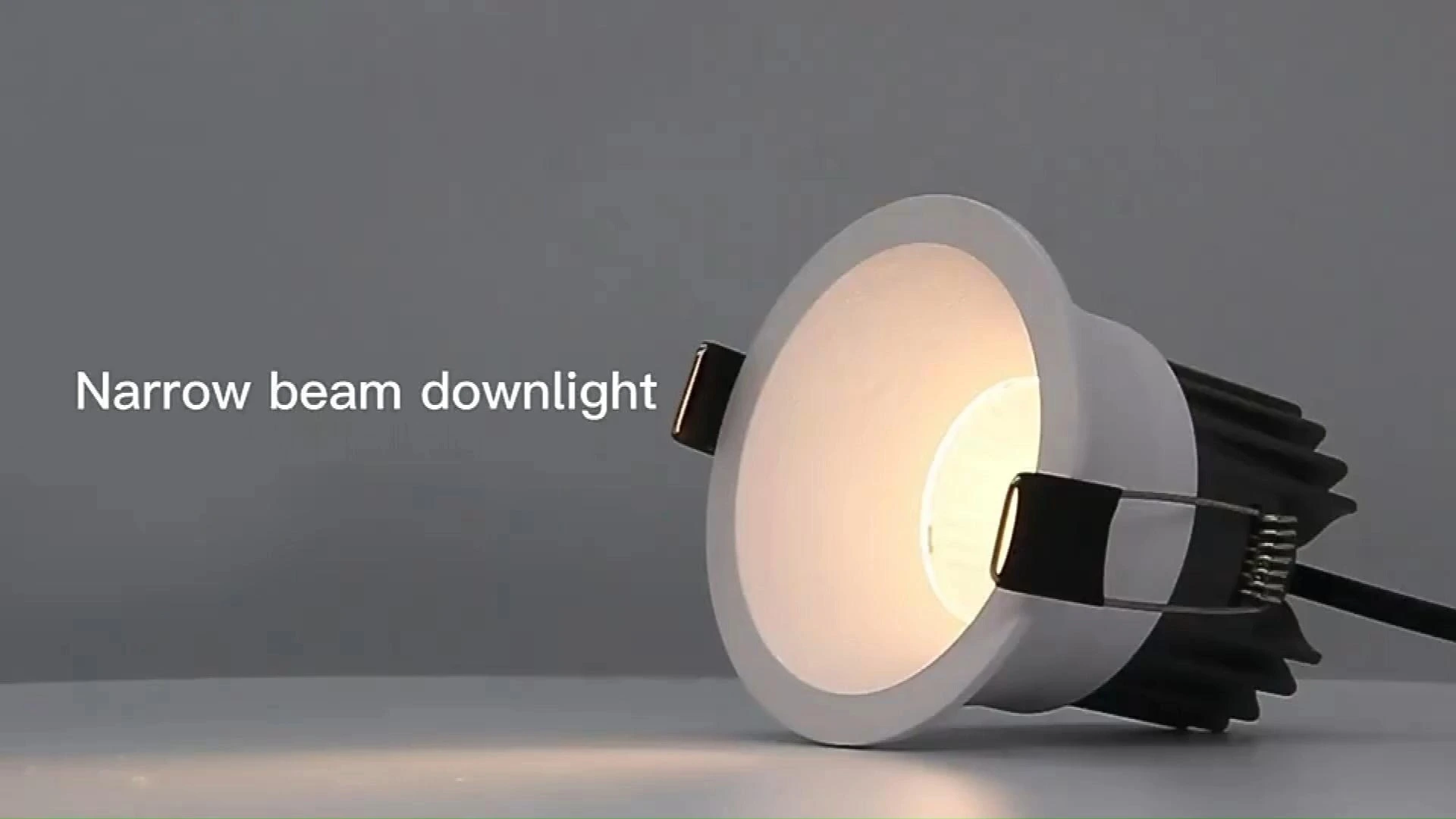 2.56 Inch LED Downlight Anti-Glare Recessed Light Spotlight CRI 95 Flicker Free Aluminum Gray Black White Gode 5W Focus Lamp Warm White 3000K 5000K 1