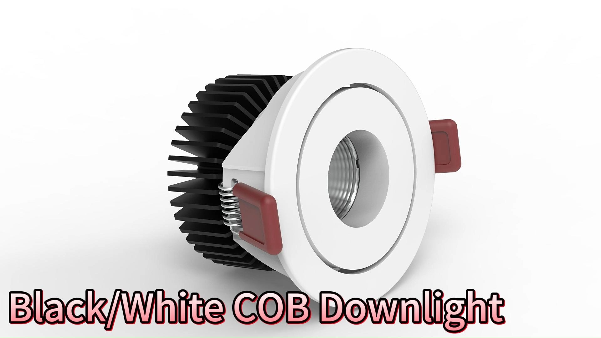 Faretto LED da incasso 5W 2700K-5500K Luce diurna Bianco caldo Bianco freddo Non dimmerabile Retrofit LED Apparecchio di illuminazione da incasso Plafoniera LED Bianco e nero 1
