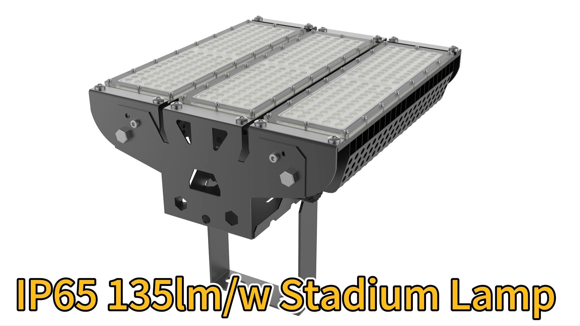 Hongsheng HOSHAEM LED Luzes de inundação para estádio 100W IP65 à prova d'água 13600lm 6000K Luz do dia Branca Fabricantes de iluminação externa 1