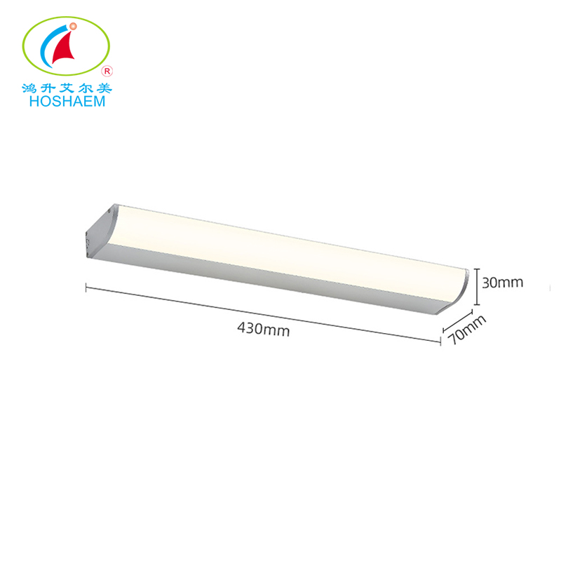 Hongsheng Hoshaem LED Mirror المصباح الأمامي مضاد للماء ضوء تمديد وتوسيع الحمام مكياج ملء الضوء 6W 8W IP44 مصنع مصباح الجدار 6
