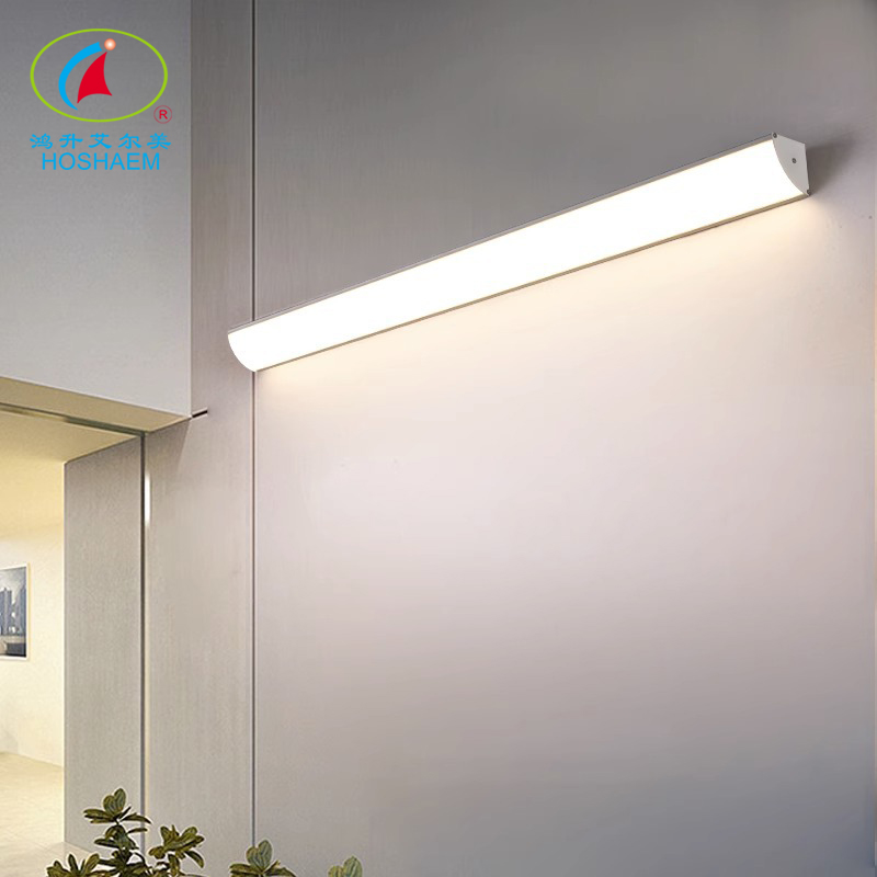 Hongsheng Hoshaem Nueva luz de pared al aire libre IP65 Villa impermeable tira de aluminio Puerta de jardín de jardín Proveedor de lámpara de pared decorativa 1