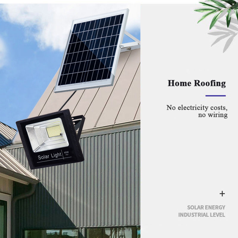 مصابيح LED تعمل بالطاقة الشمسية من Hongsheng HOSHAEM مع جهاز تحكم عن بعد للاستخدام الخارجي ومصنعة للإضاءة المقاومة للماء 3