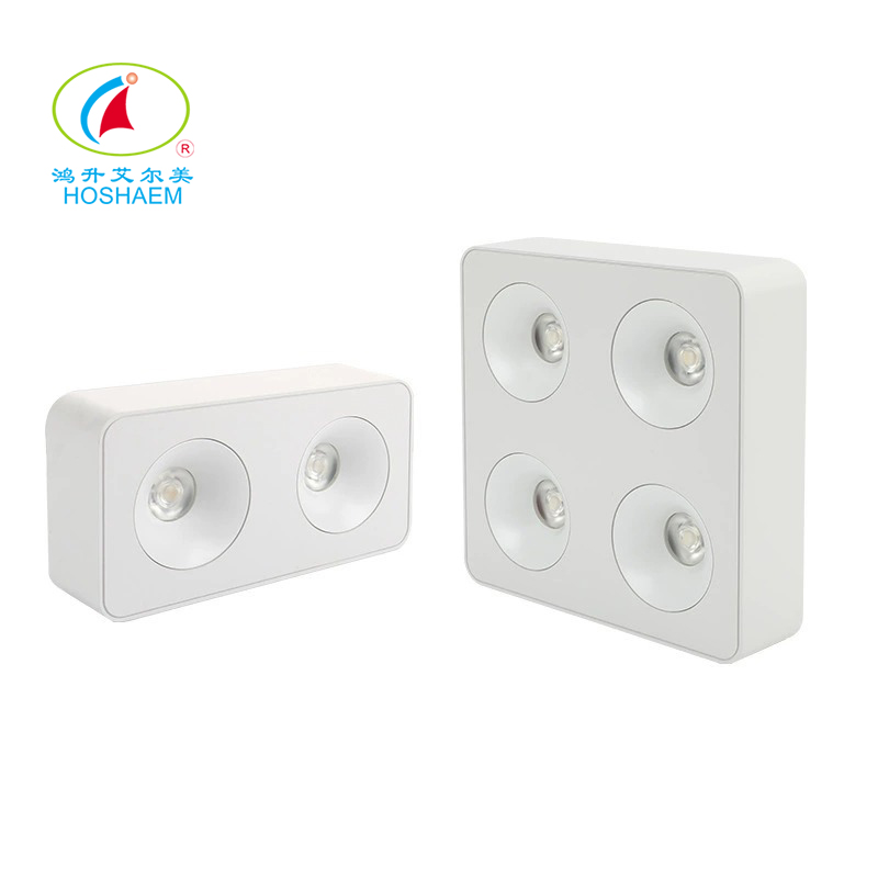 Hongsheng HOSHAEM Square Surface Mounted Down Light COB 7W 9W 12W 15W Spotlight Commercial Home Decor Ceiling Downlight Manufacturer 1