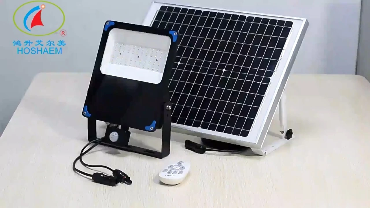 New Style Aluminium Rechargeable Solar  Floodlight 1