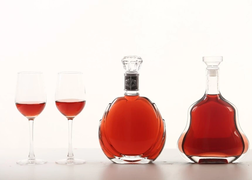 200ml 375ml 500ml 750ml 1000ml Square Shape Empty Flint Liquor Wine Vodka Tequila Whisky Glass Bottle With Sealed Cork Lid 1