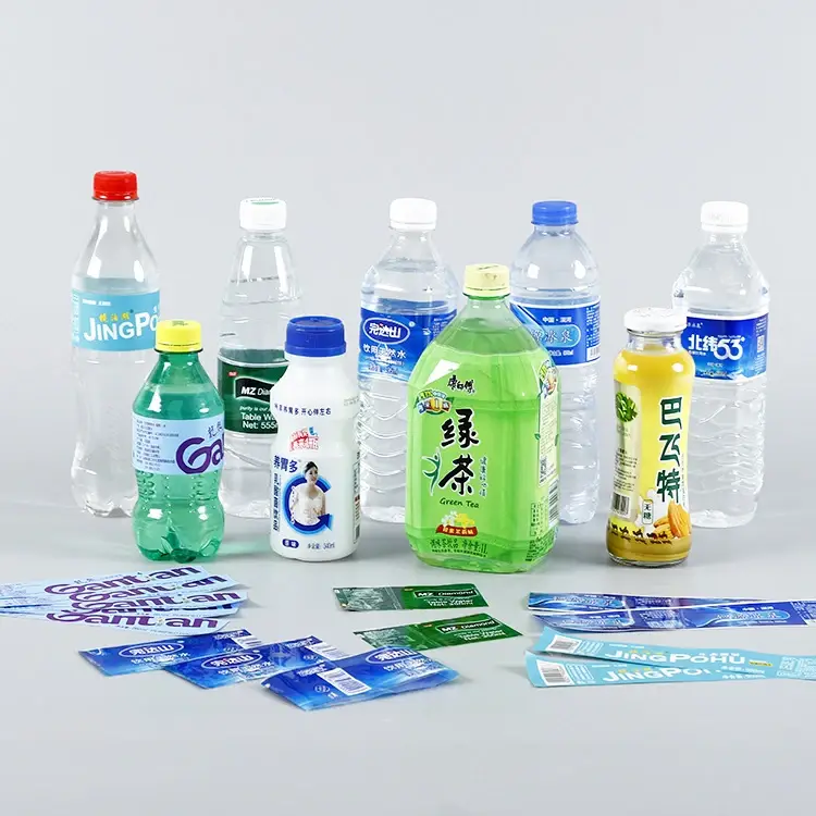 Custom Shrinkable Labels Bottled Beverage Topwell 6