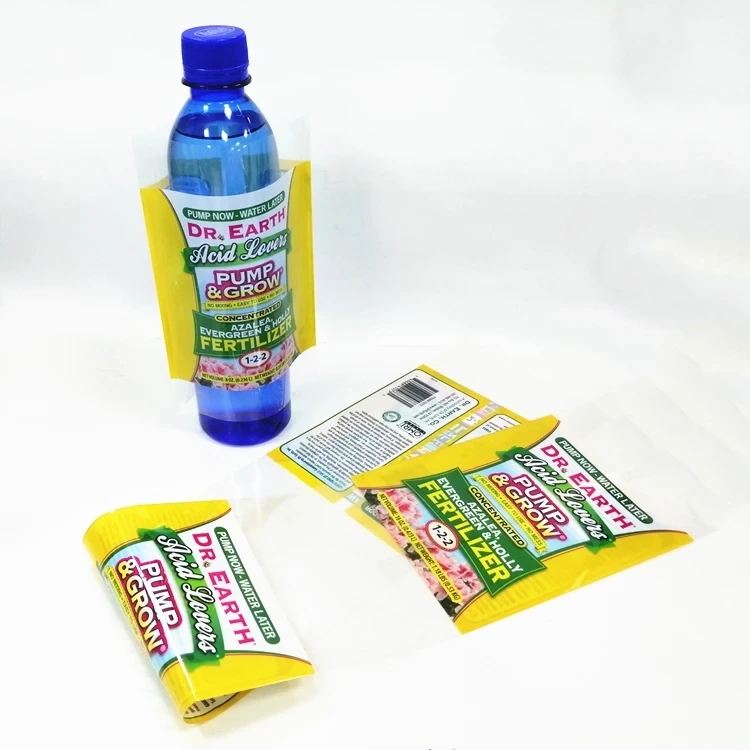 Cmyk Printing Clear Pvc Shrink Film Plastic Heat Shrink Wrap Label for Beverage Can Bottles 1