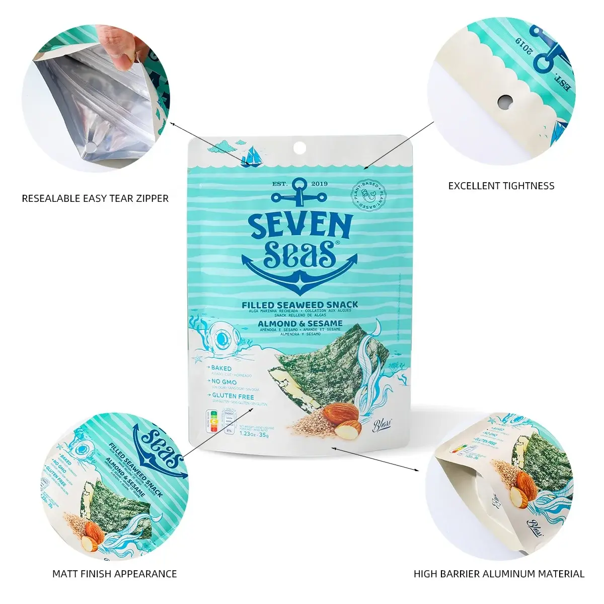 Food Bags for Packaging Topwell Brand with Custom Services 6
