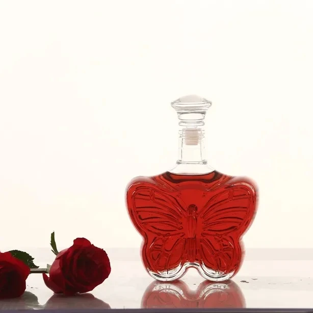 Wholesale 500ml 750ml Empty Glass Bottle Bordeaux Unique Shape Glass Wine Bottle 1