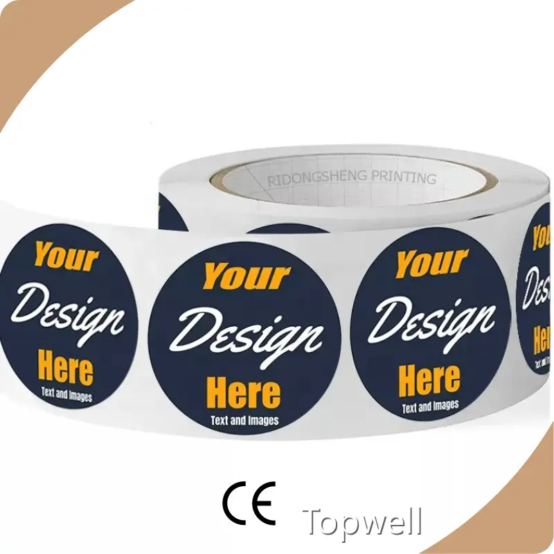 Sticker Self Adhesive Customized Size Label Sticker Wholesale - Topwell 1