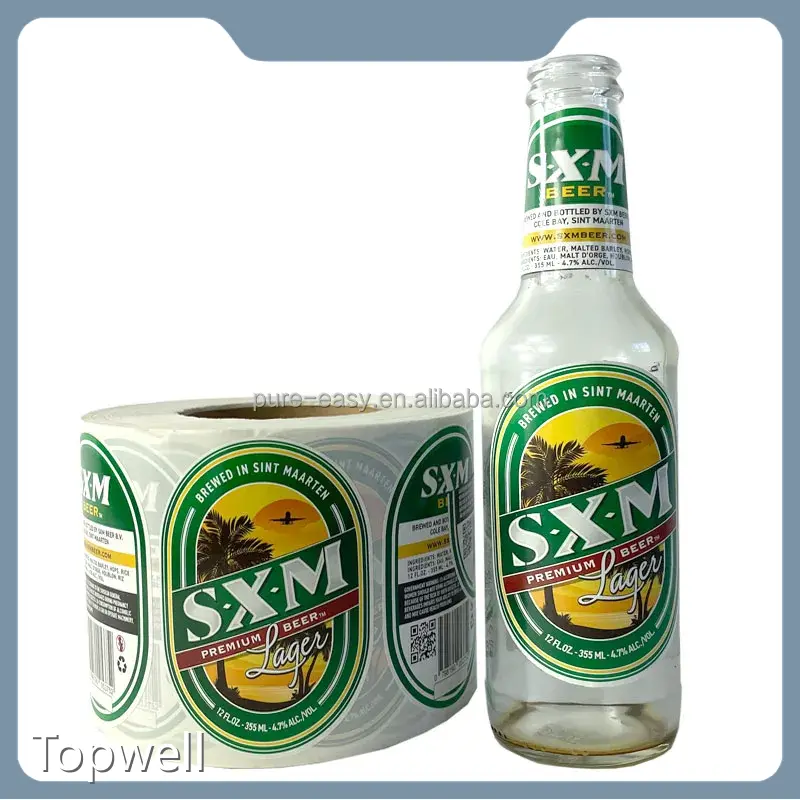 Topwell Brand Custom Beer Labels Supplier 1