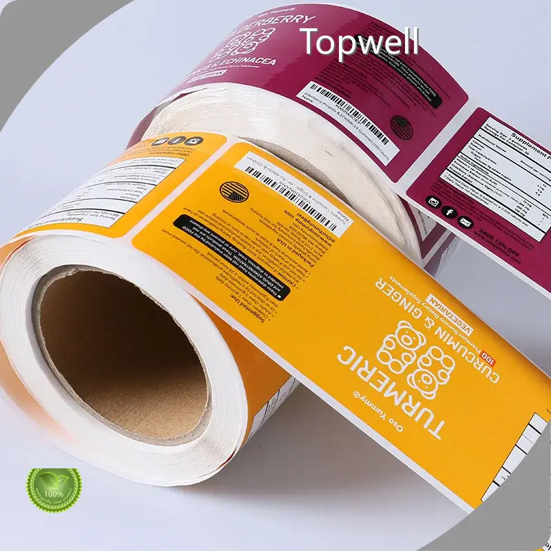 Waterproof Sticker Label ISO9001 Topwell 1