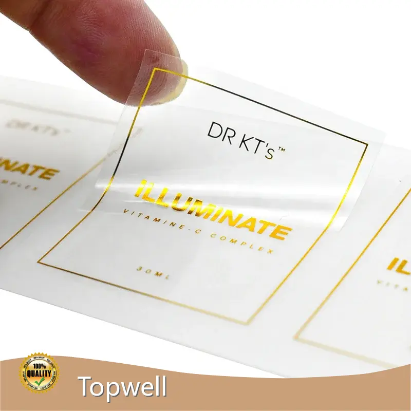Custom Sticker Printing Bulk Buy Custom Transparent Label Topwell 1