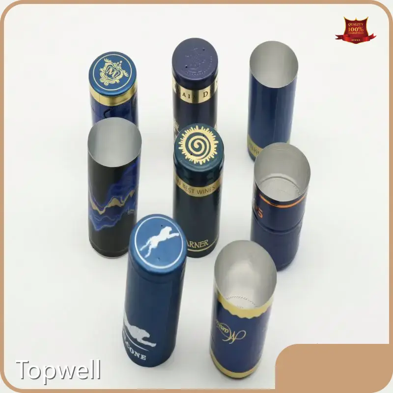 Wine Bottle Capsules Suppliers Topwell Manufacture Shrink Wine Label 1