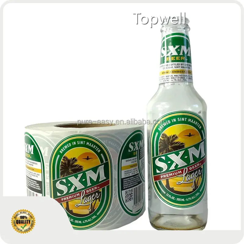 Beer Label Beverage Topwell Brand for Custom Materials 1