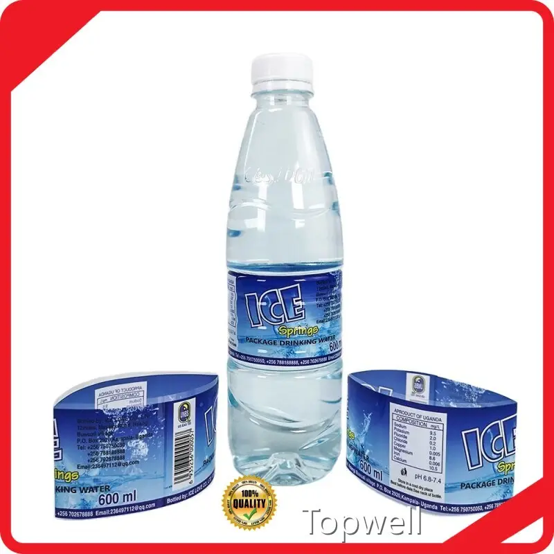 Shrink Labels for Bottles Topwell Company 1