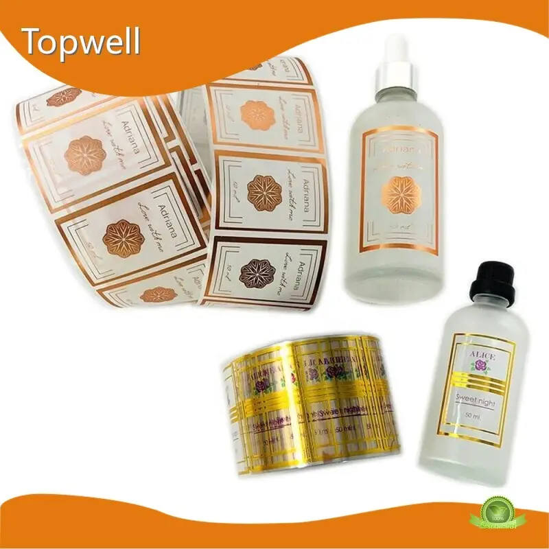 Best Material Topwell Sticker Label for Bottle - 1
