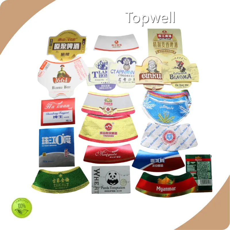 Topwell Brand Printable Aluminum Foil Labels Supplier 1