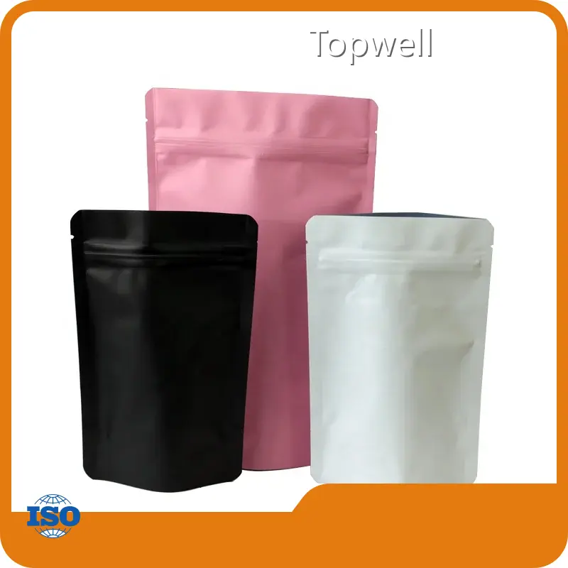Label Sticker Topwell Brand Stand Up Pouch Package Bags 1