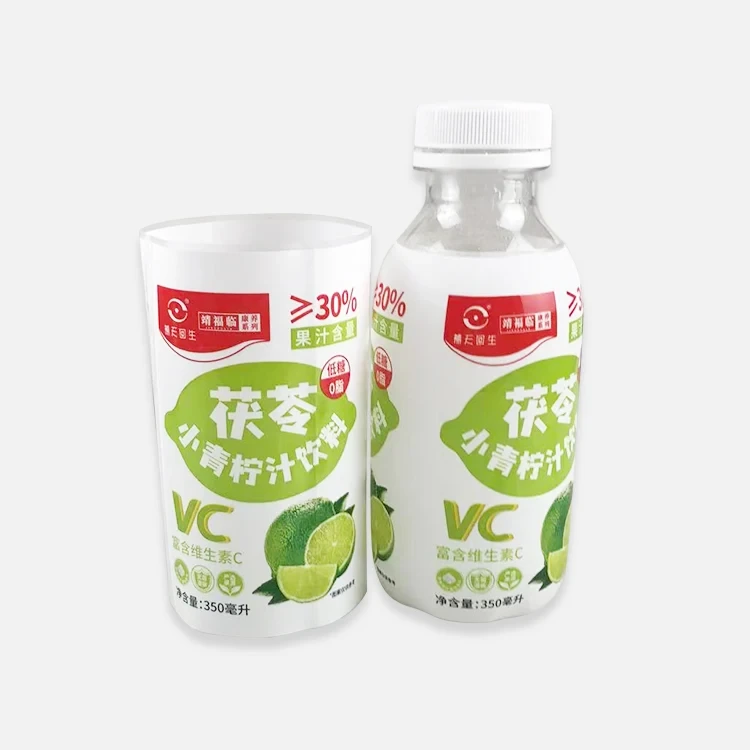 Étiquette personnalisée à manchon thermorétractable en PVC Pet, impression numérique, pour bouteilles de 8oz, 12oz, 16oz, 330ml, 500 Ml, emballage de boissons 1