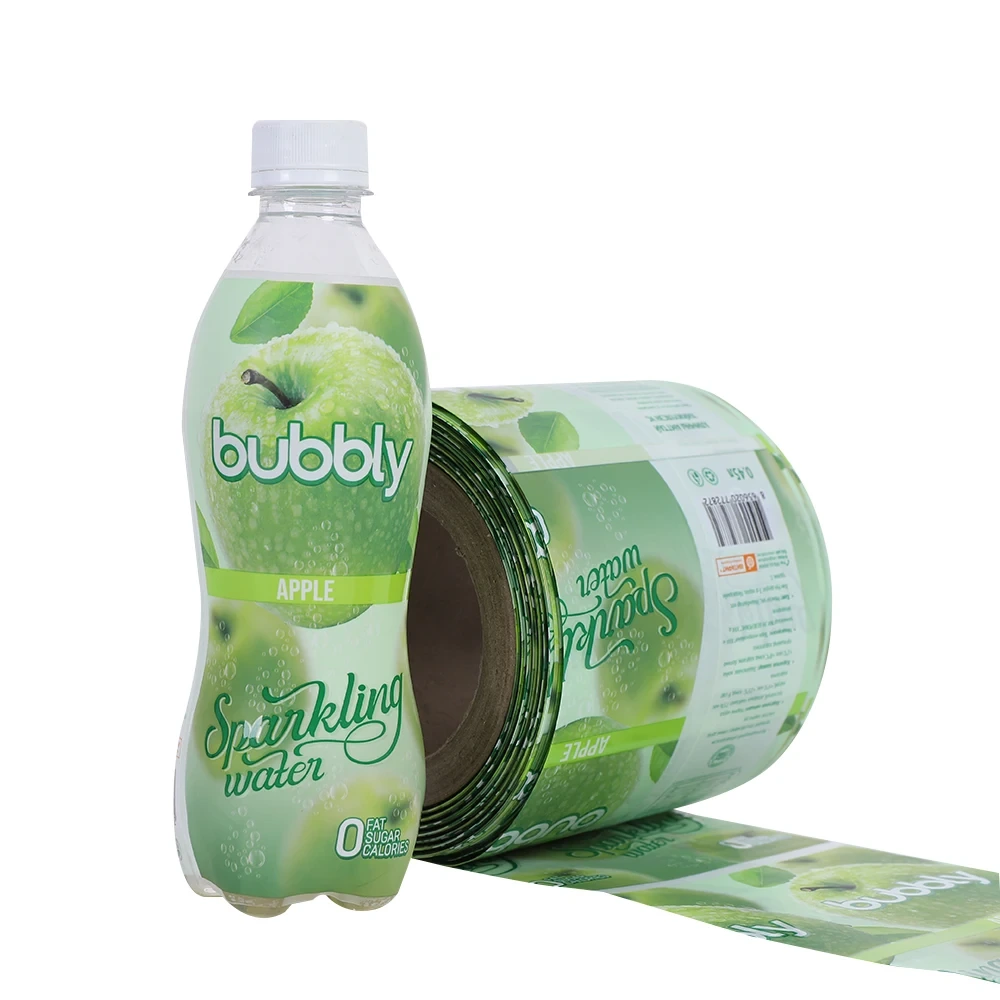 Customized Label Printing Waterproof Adhesive Packaging Labels For Drink Plastic Juice Bottles 1