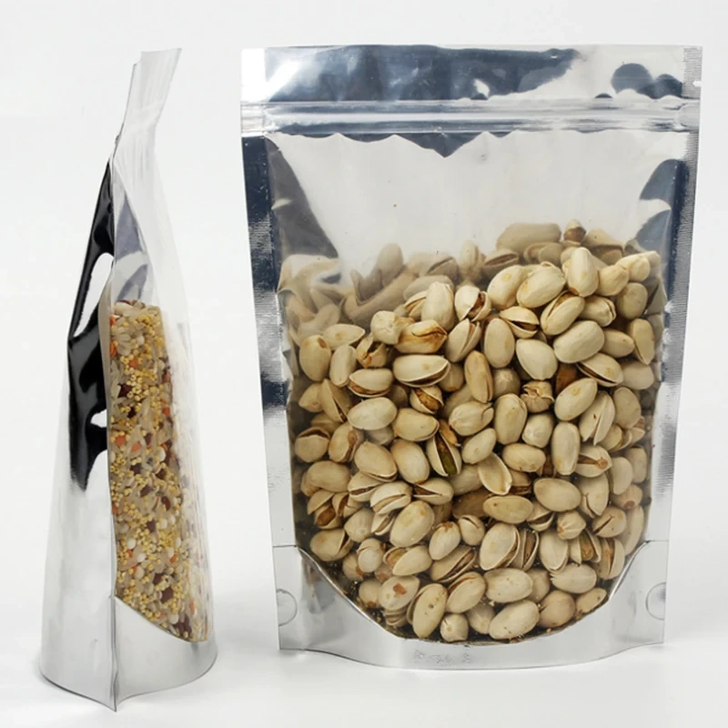 Customize Aluminum Foil Plastic Packaging Bag Snack Zipper Doypack Mylar Packing Pouch Bag 1
