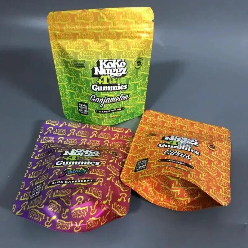 Bolso impreso del acondicionamiento de los alimentos de la bolsa de la galleta del bocado del caramelo del papel de aluminio 1