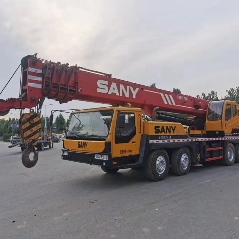 جرثقیل کامیون دست دوم Sany 50t، جرثقیل کامیون 50 تنی Sany STC500 1