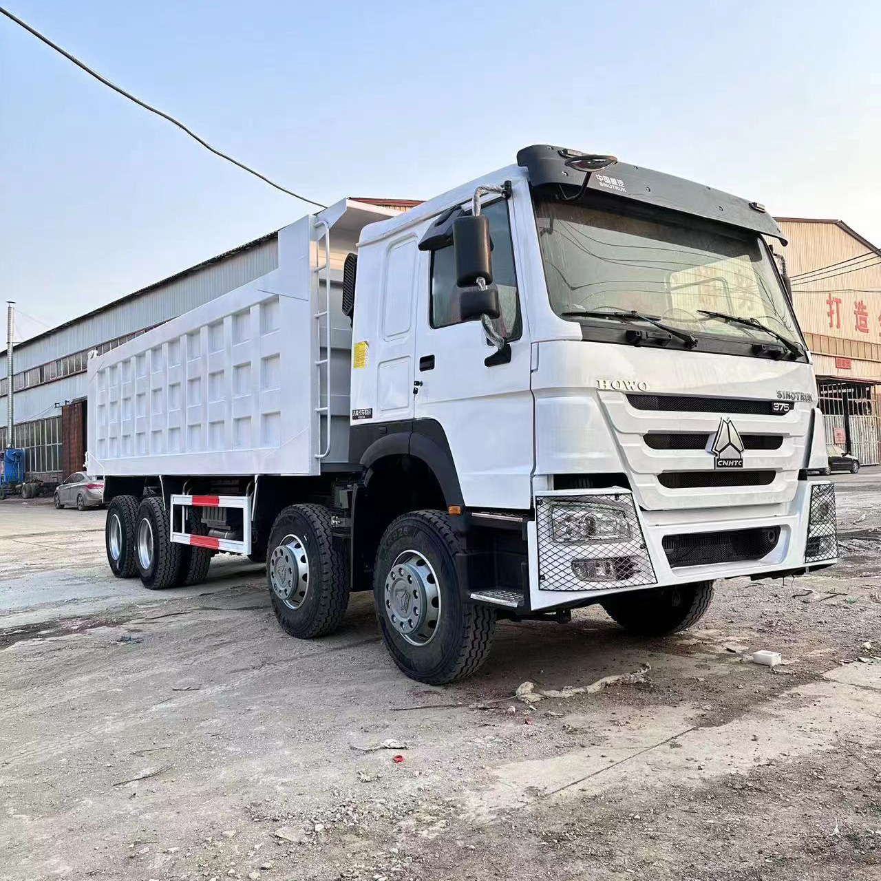 شاحنة قلابة Howo Tipper 371Hp 375Hp 336Hp Sinotruck 6X4 مستعملة شاحنة قلابة Howo للبيع 4