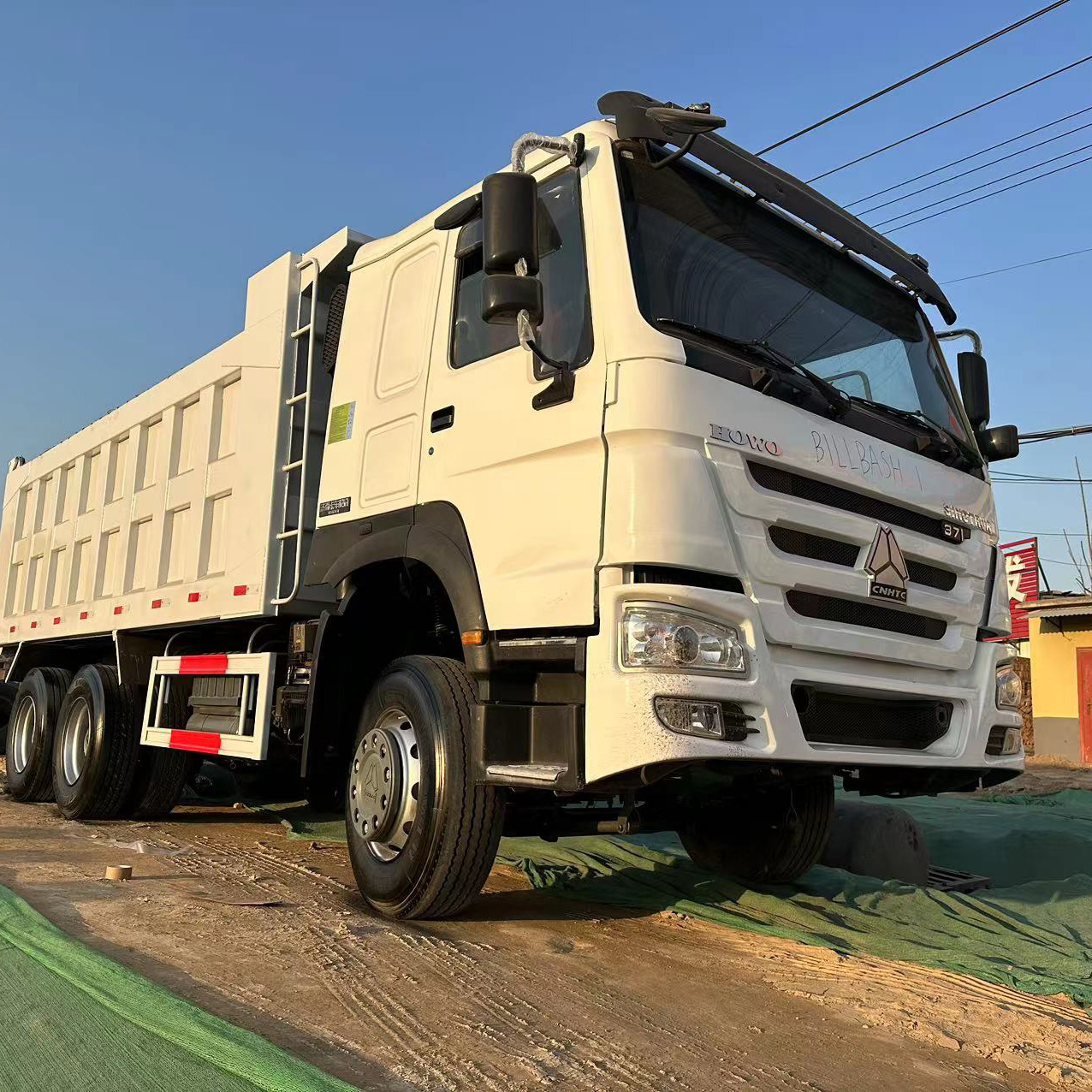 Marca famosa de segunda mão HOWO High Top 6*4 Truck Head Tractor Trailer Truck 2