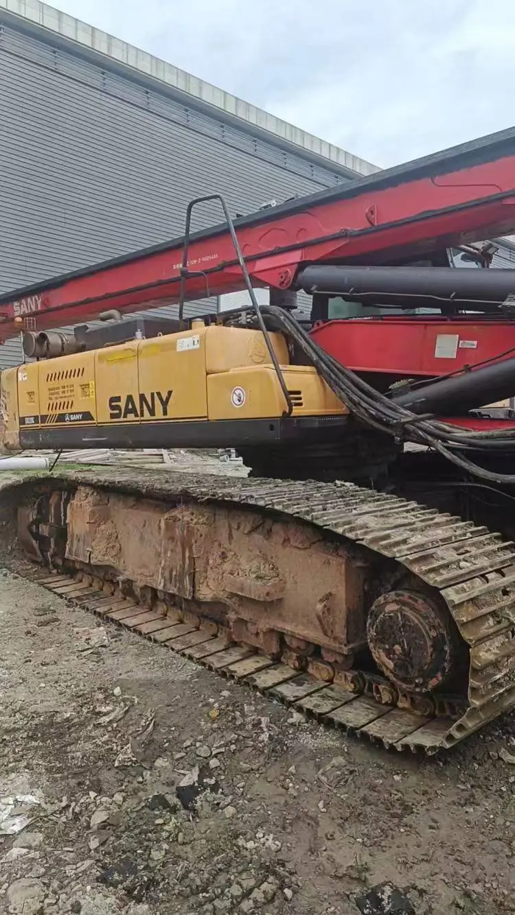 Máquina de pilling sany sr220 usada em boas condições para obras 1