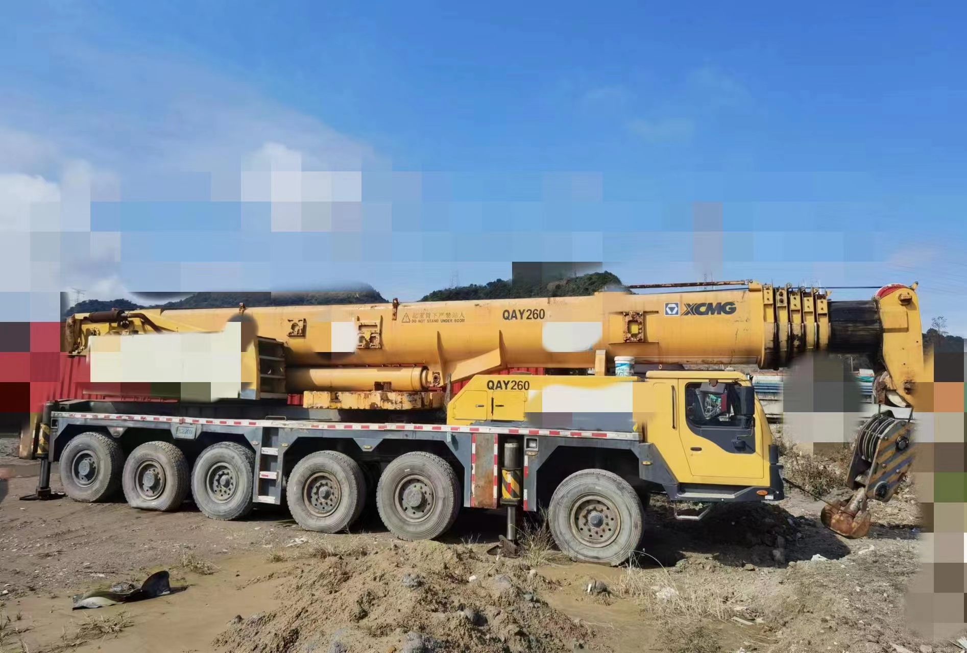 Grúa XCMG QY160 usada con capacidad de elevación de 160 toneladas Para levantar varios proyectos a gran escala 9
