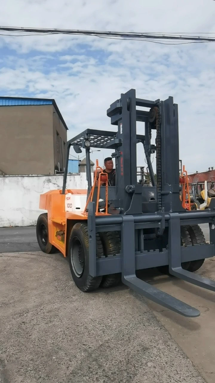 اصل بهترین قیمت جرثقیل لیفتراک دیزلی کارکرده 10 Tcm Fd100 1
