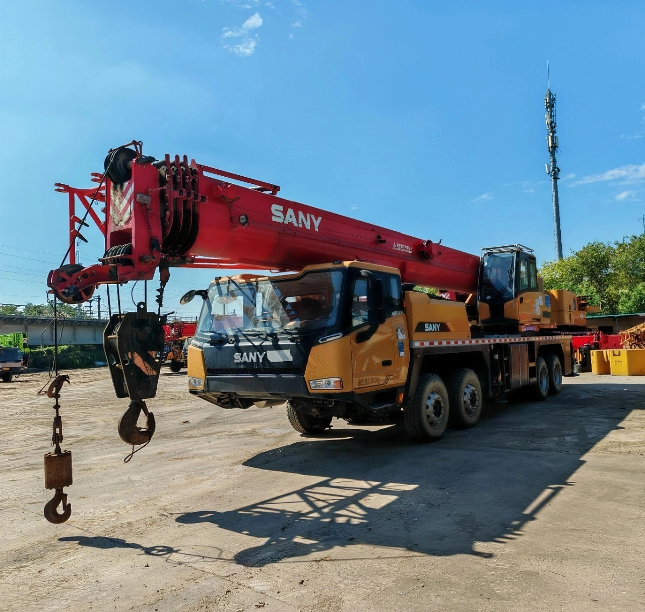 USED SANY STC500C5-8 50T TRUCK CRANE FOR SALE 1