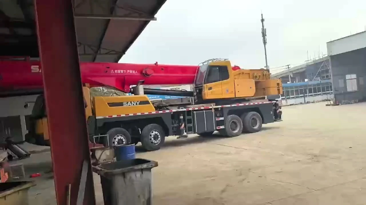 Crane Sany STC500E 50T bekas kondisi bagus tahun 2021 untuk proyek. 1